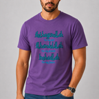Purple Slim Winner Men'S T Shirt - 80121