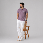 MEN'S PURPLE POLO SHIRT - 73537