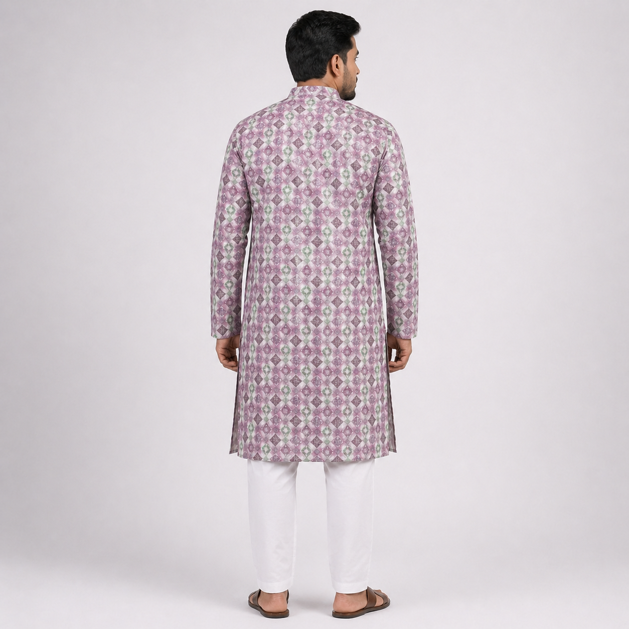 Winner Mens Purple Panjabi - 73914
