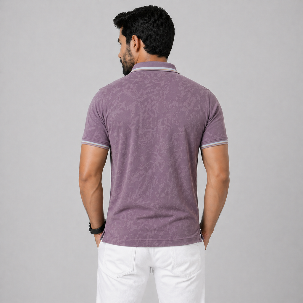 MEN'S PURPLE POLO SHIRT - 73537