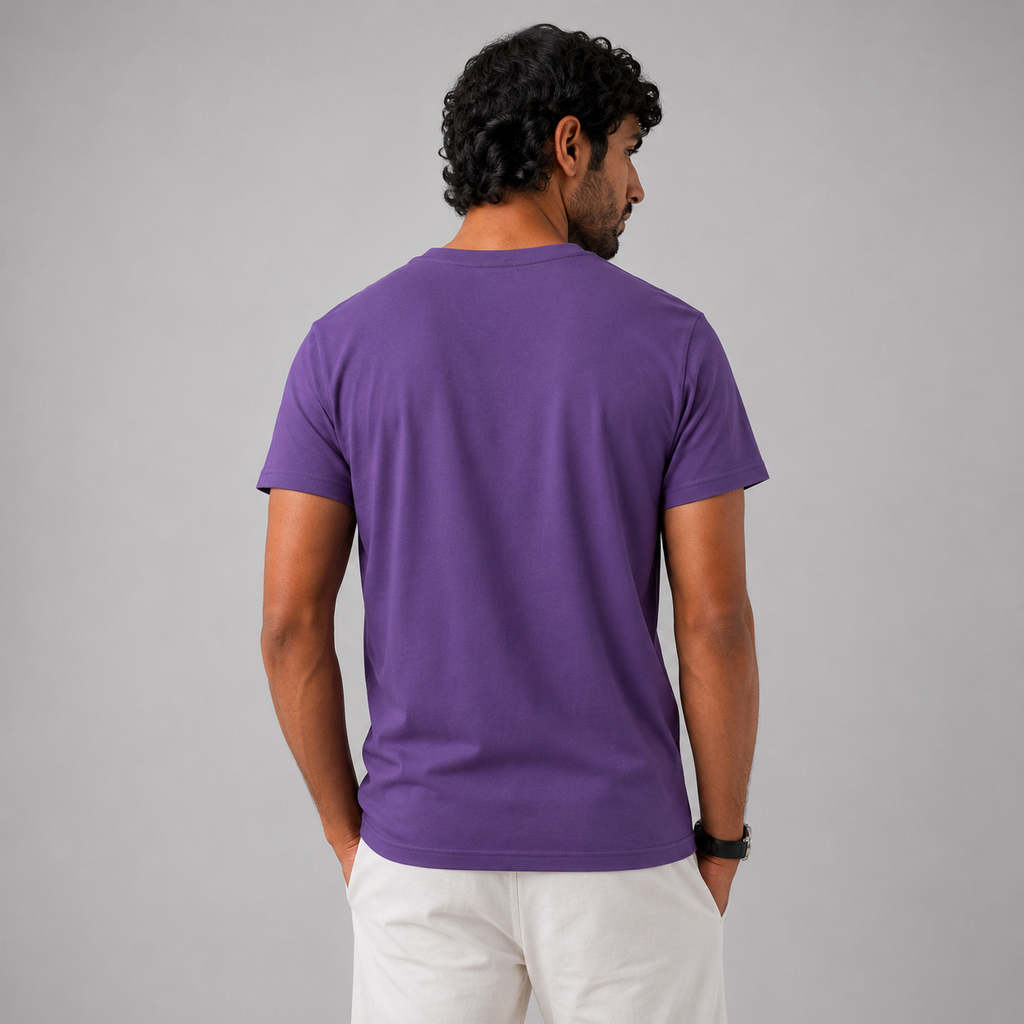 Purple Slim Winner Men'S T Shirt - 80121