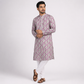 Winner Mens Purple Panjabi - 73914
