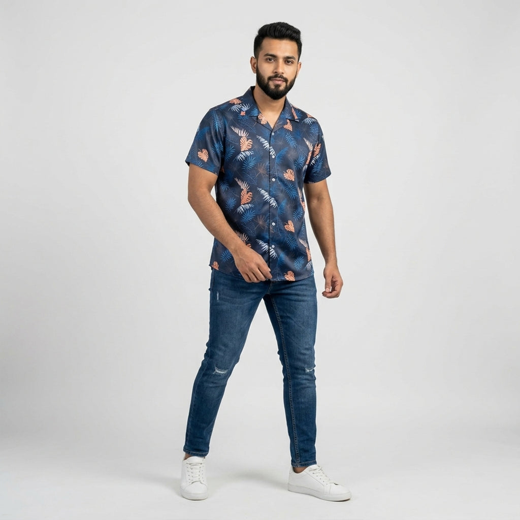 Winner Men's Rainforest Mist Casual Shirt - 80042