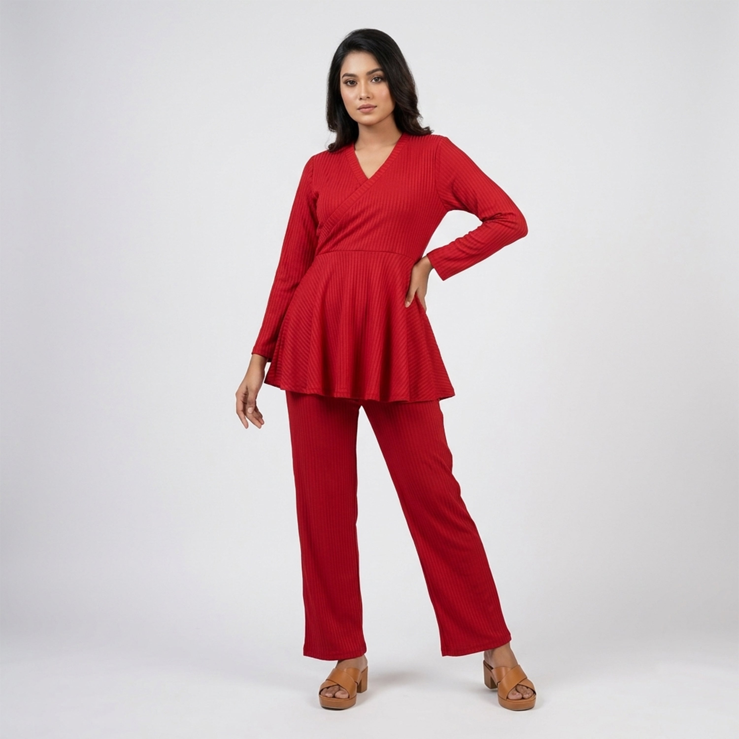 Winner' S  Red Ladies Tops-73168