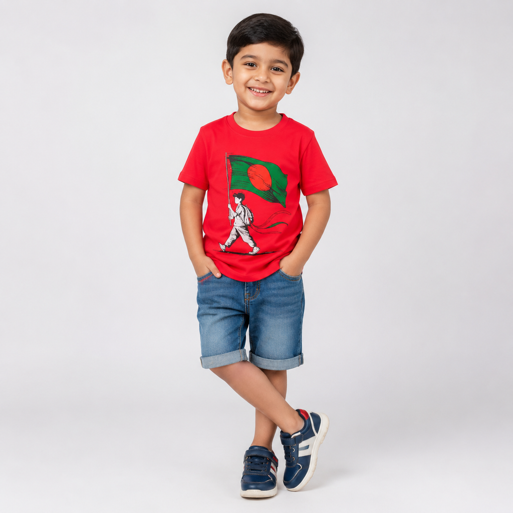 Winner Red white Boys T Shirt-73897
