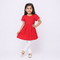Winner's Red Girl'S Frock - 73670