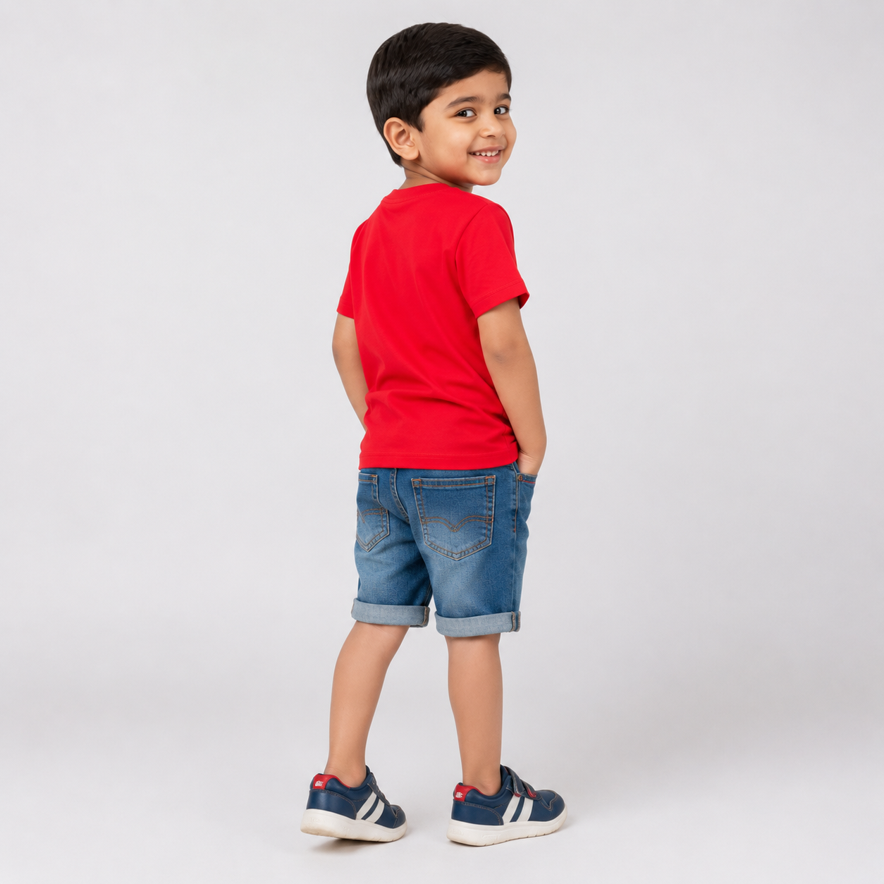 Winner Red white Boys T Shirt-73897