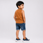 Winner Rose Tan Kids Muscle Tee-73505