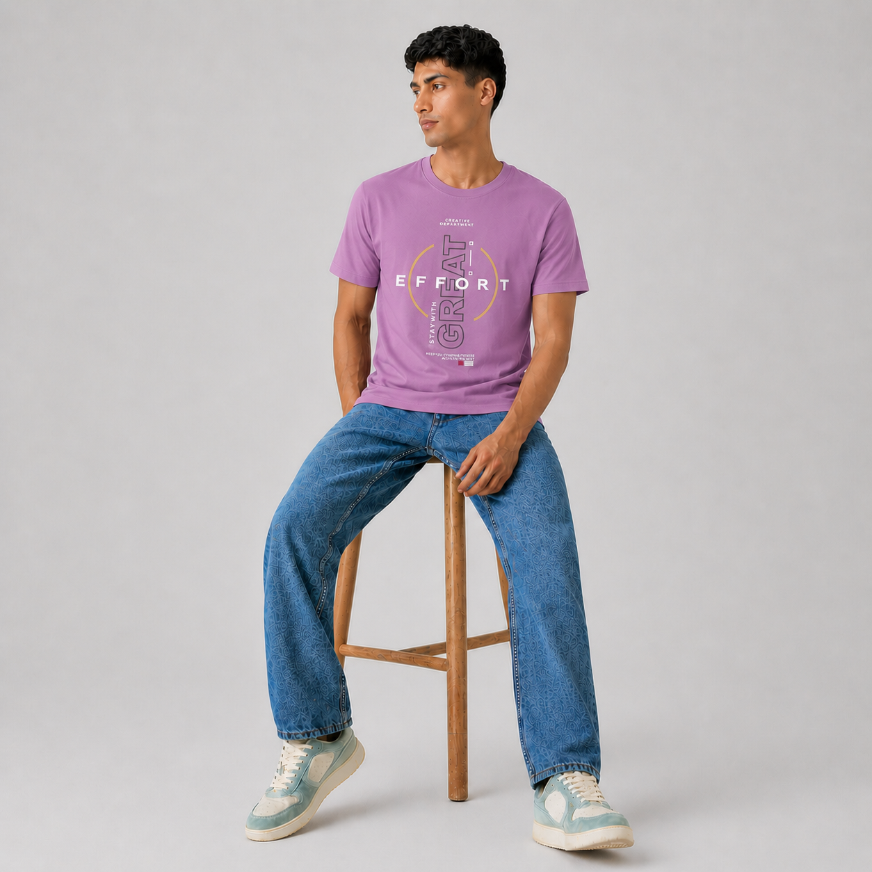 Winner Mens Rose T Shirt - 80090