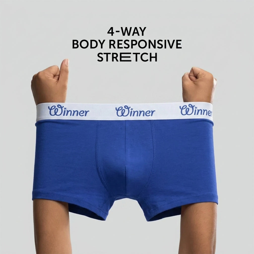 Winner Mens Royel Blue Classic Boxer - 43686