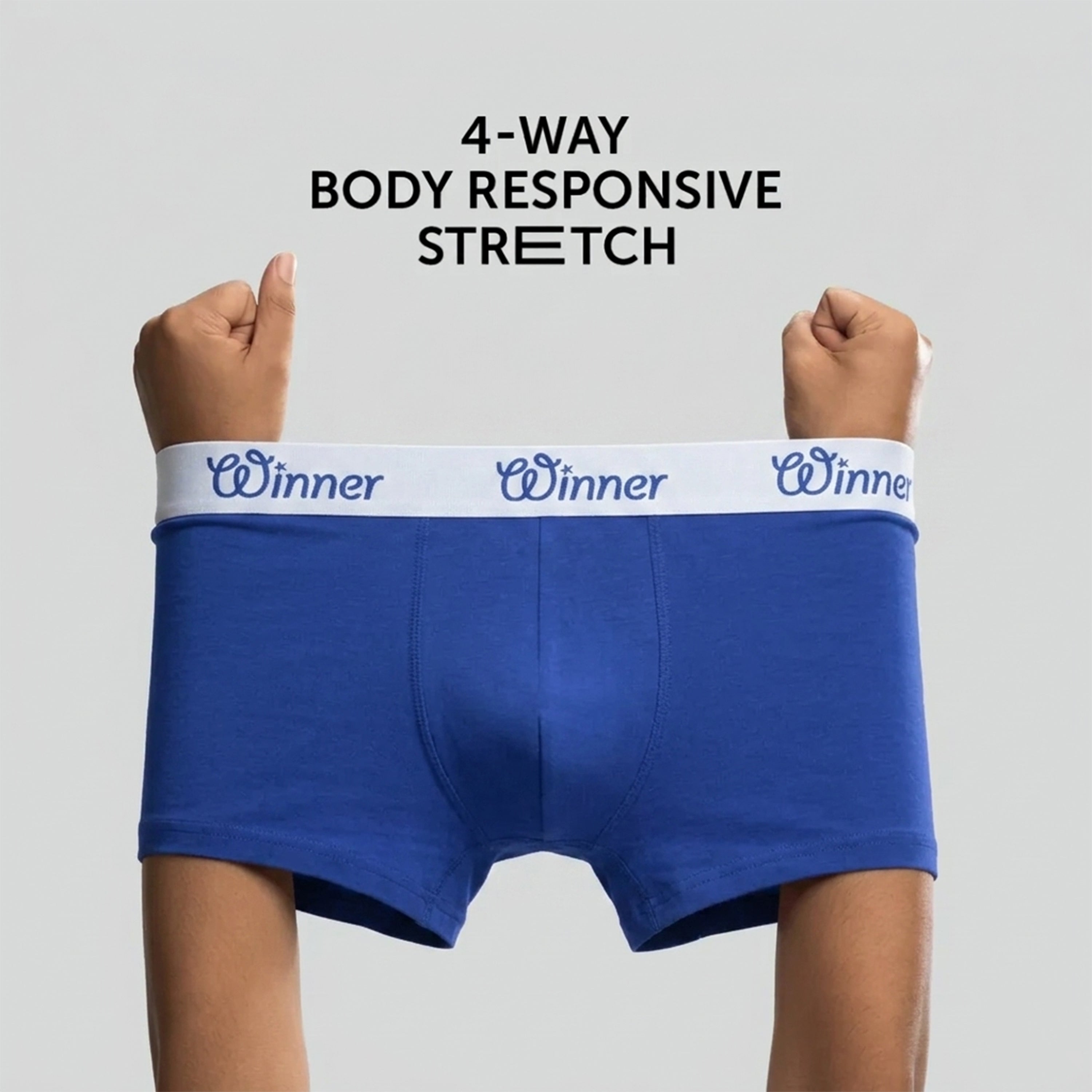 Winner Mens Royel Blue Classic Boxer - 43686