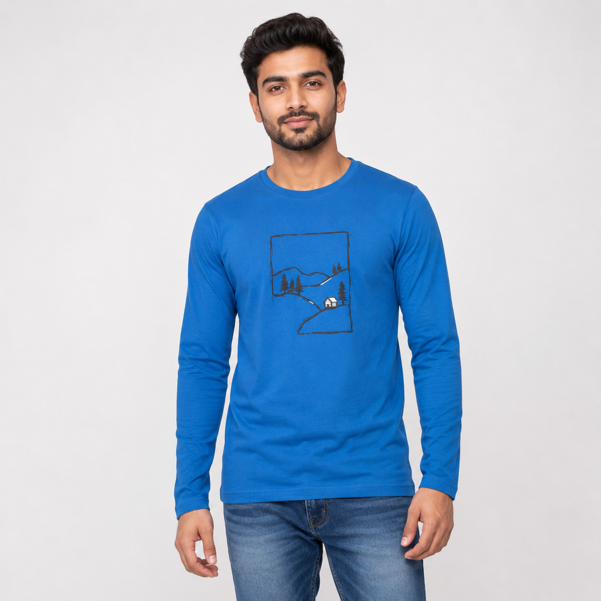 Winner Men's SKY DIVER Full Sleeve T-Shirt-80319