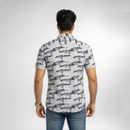 Winner Men's Shadow play  Casual Half Sleeve  Shirt - 80046