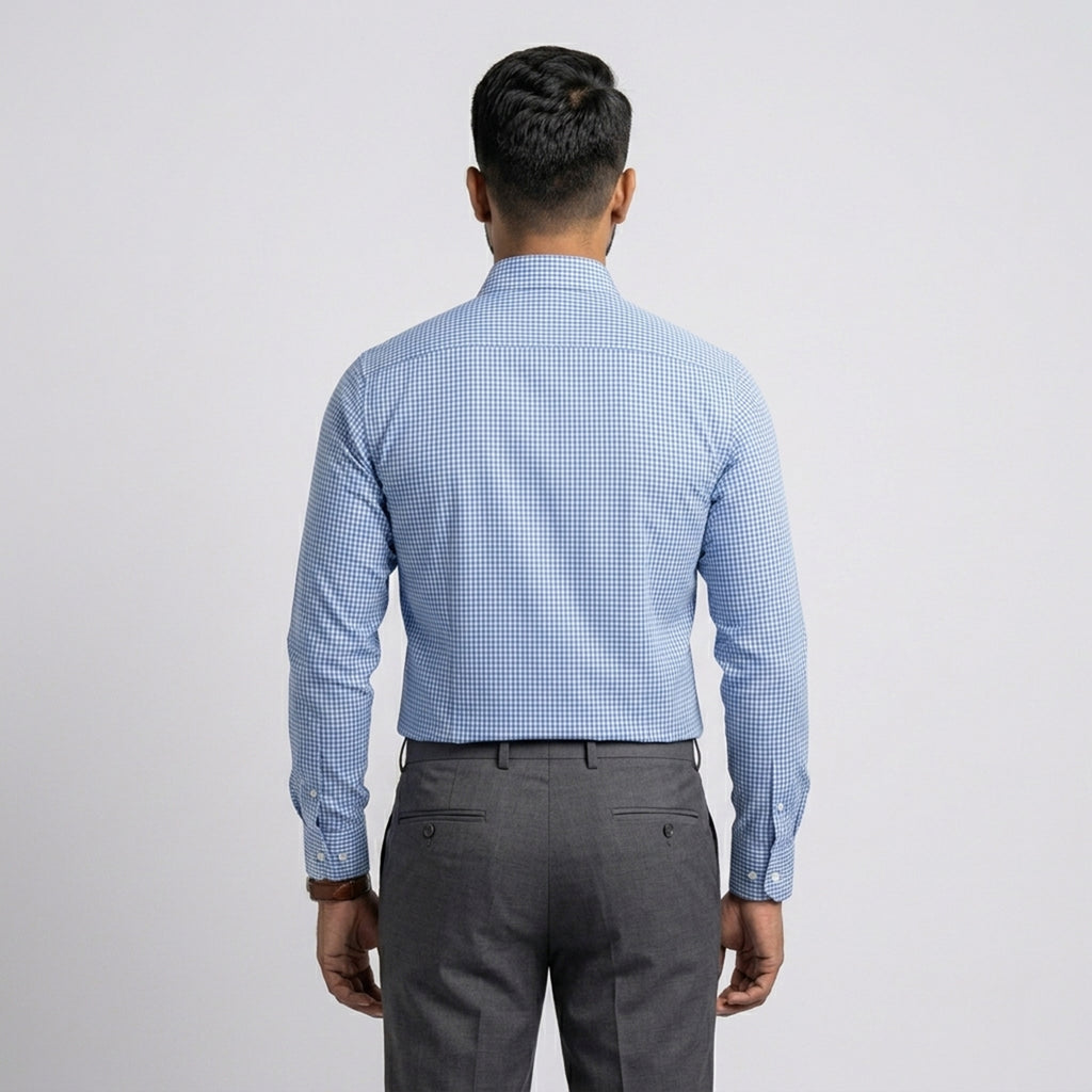 Winner Men's Sky Blue Formal Shirt - 73283