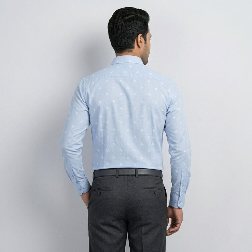 Winner Sky blue and star Shirt - 43962