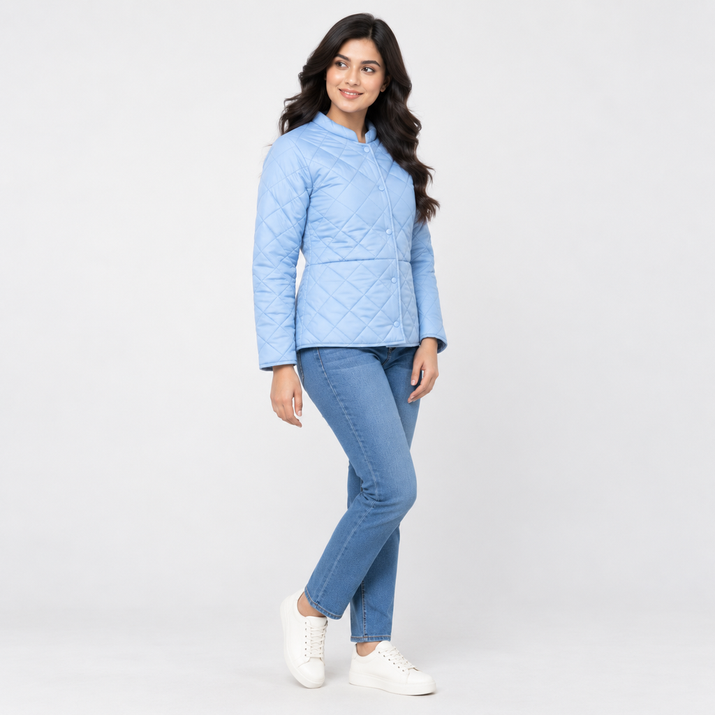 Winner Women's Sky Blue Jacket-73717