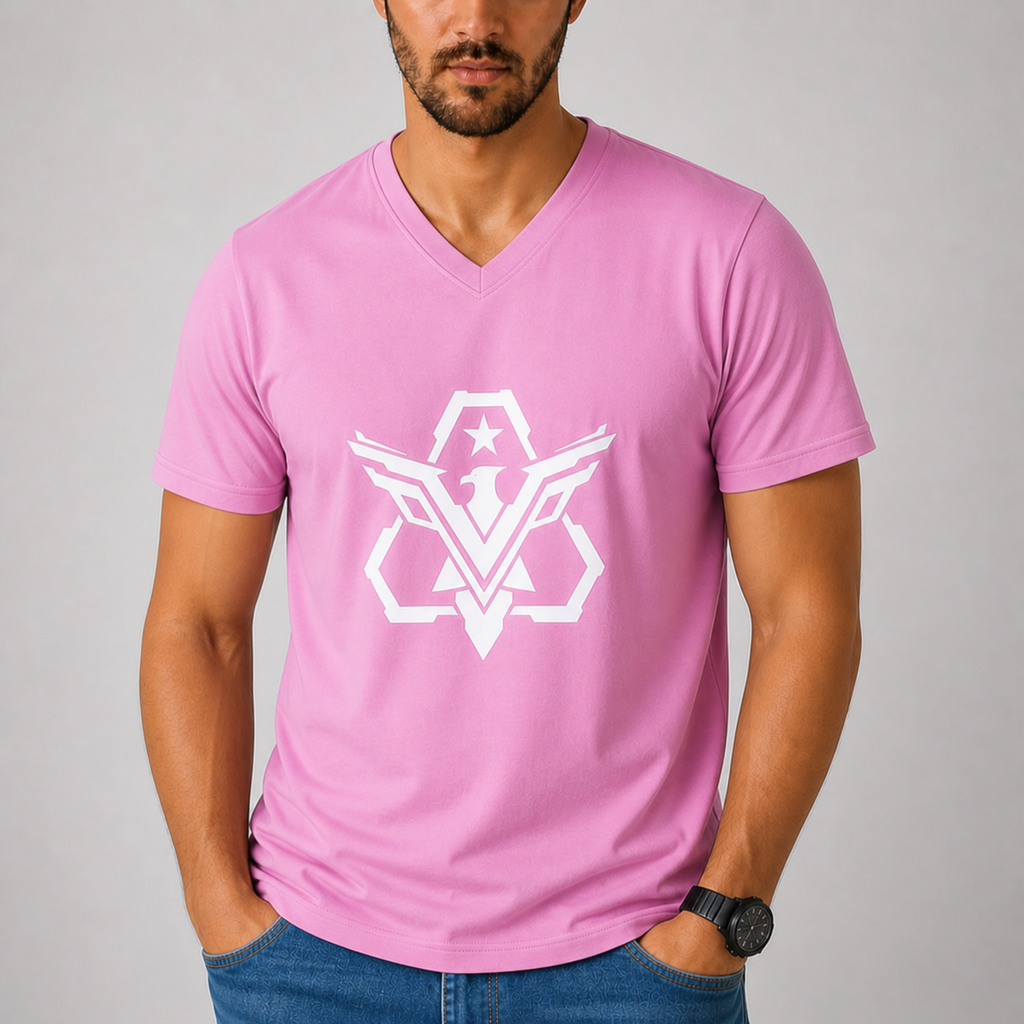 Winner Men's Pink T Shirt - 80120
