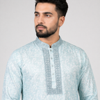 Winner Mens Teal Mix Panjabi -73920
