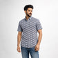 Winner's Men'S Trible Mosic  Casual Half Sleeve  Shirt - 80046