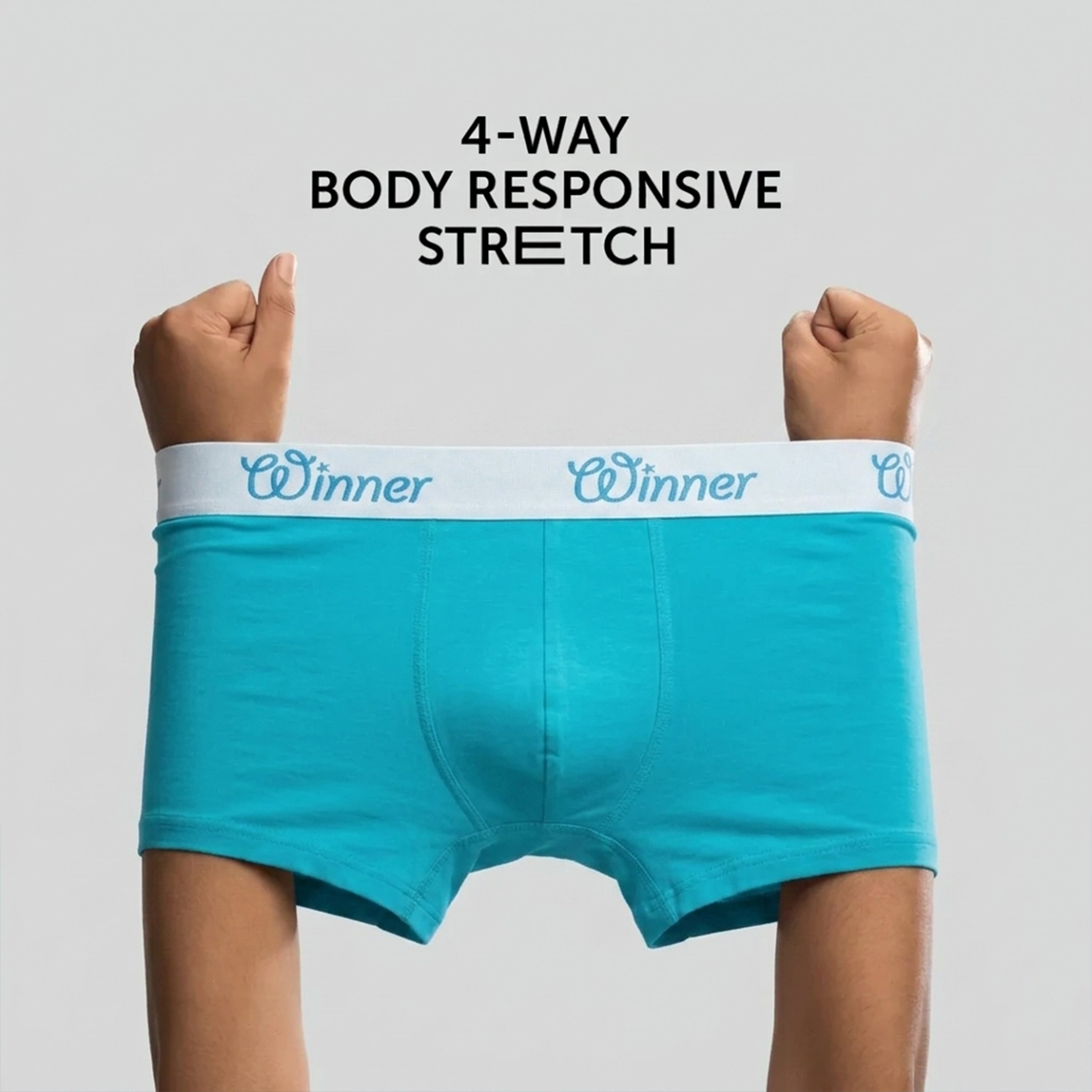 Winner Mens Brilliant Blue Classic Boxer - 43686