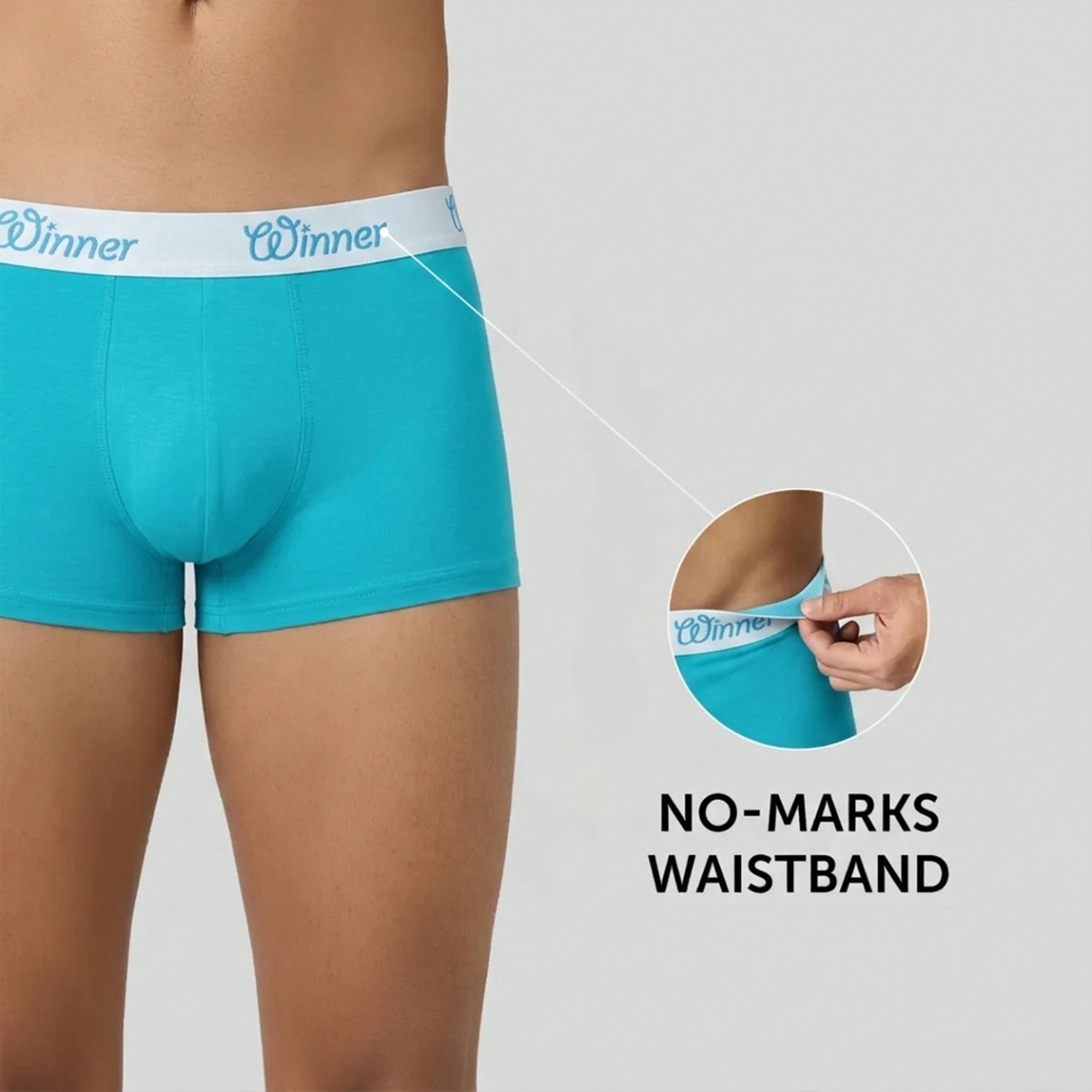 Winner Mens Brilliant Blue Classic Boxer - 43686