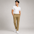 Men's Khaki Twill Pant - 73427