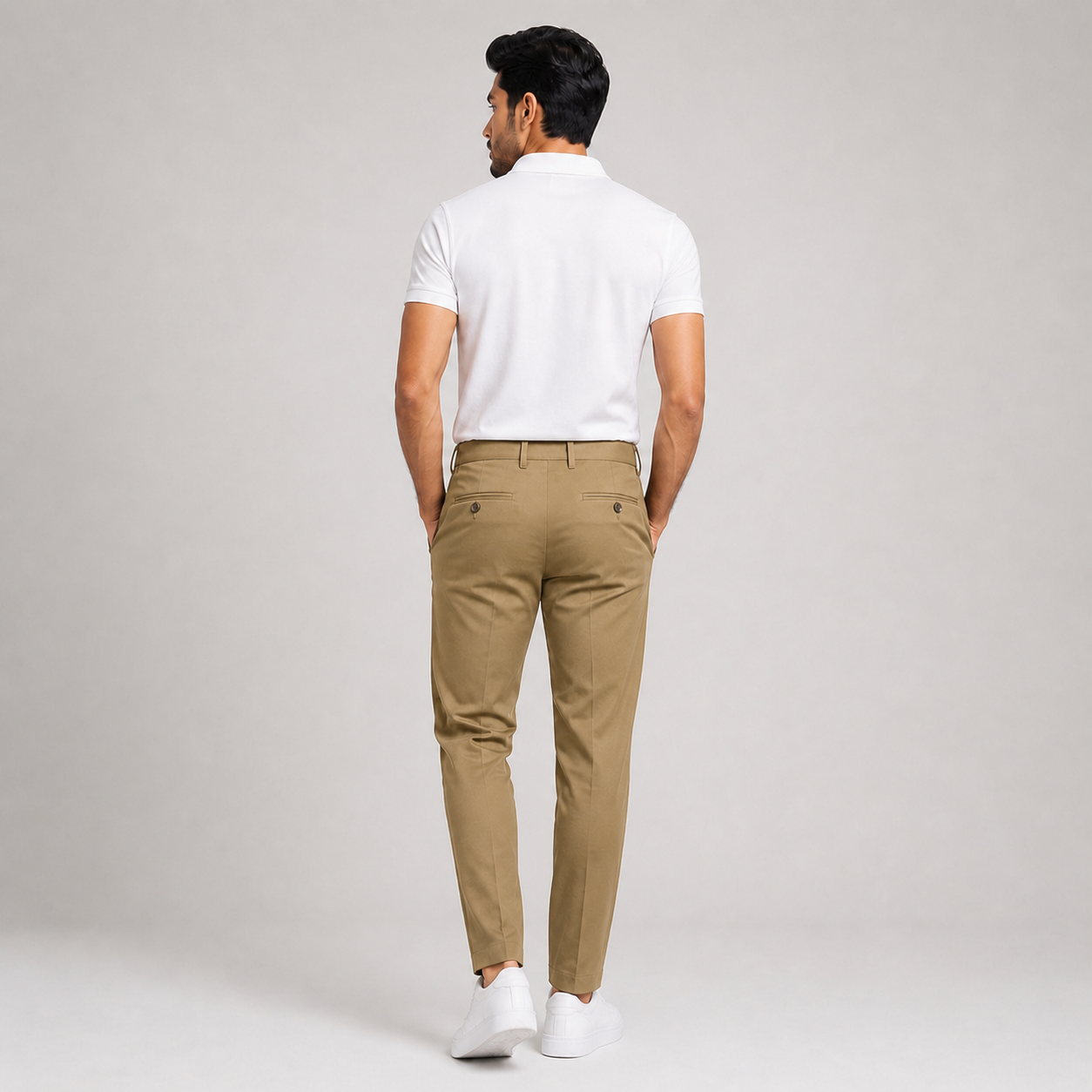 Men's Khaki Twill Pant - 73427