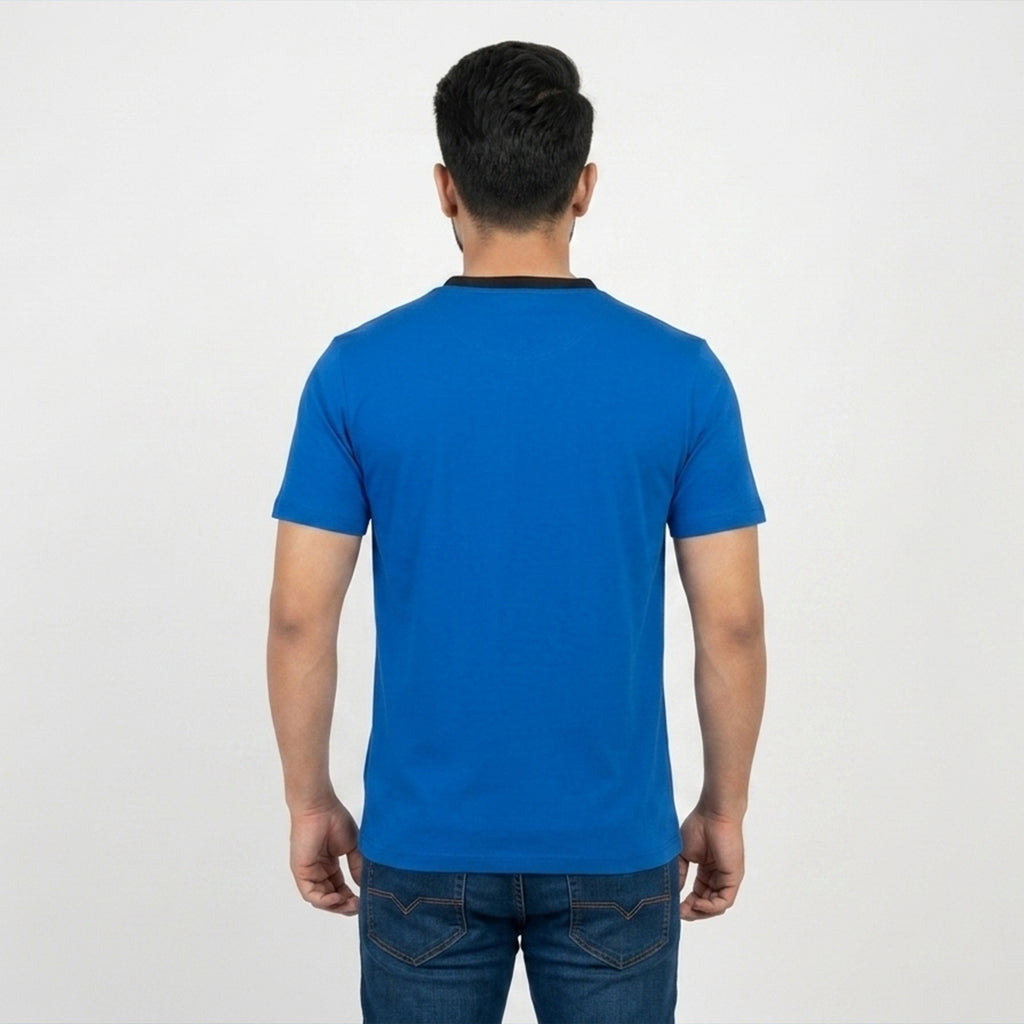 Vista Blue Slim Winner Men'S T Shirt - 55935