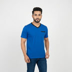 Vista Blue Slim Winner Men'S T Shirt - 55935