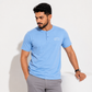 Winner's Vista Blue Slim Men'S T Shirt - 73879