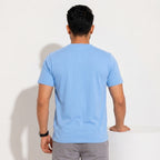 Vista Blue Slim Winner Men'S T Shirt - 73879