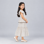 Winner Girls white SKIRT TOP SET 80392