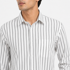 Winner' S  White Stripe Shirt-80005