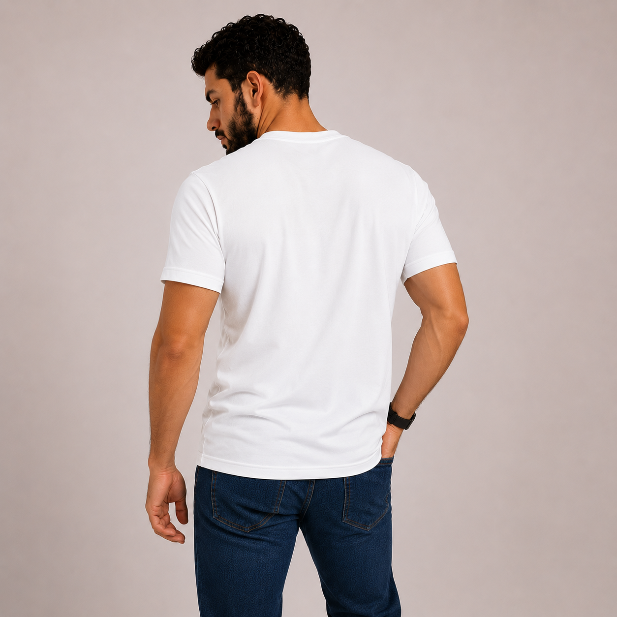 White Slim Winner Men'S T Shirt - 73217