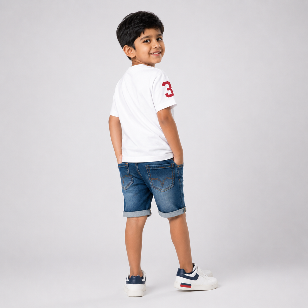 Winner White Boys T Shirt-73896