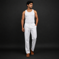 Men's White Pajama - 73978