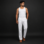 Men's White Pajama - 73978