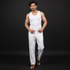 Men's White Pajama - 73975