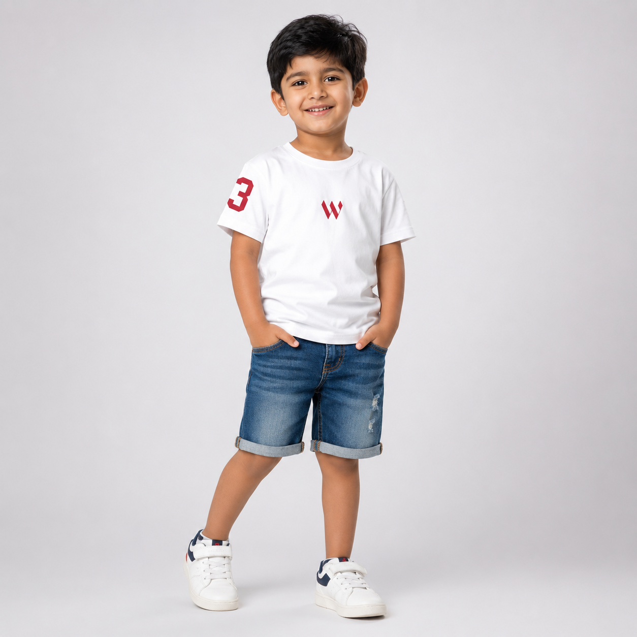 Winner White Boys T Shirt-73896