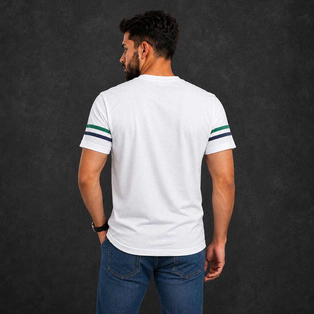 White Slim Winner Men'S T Shirt - 73873