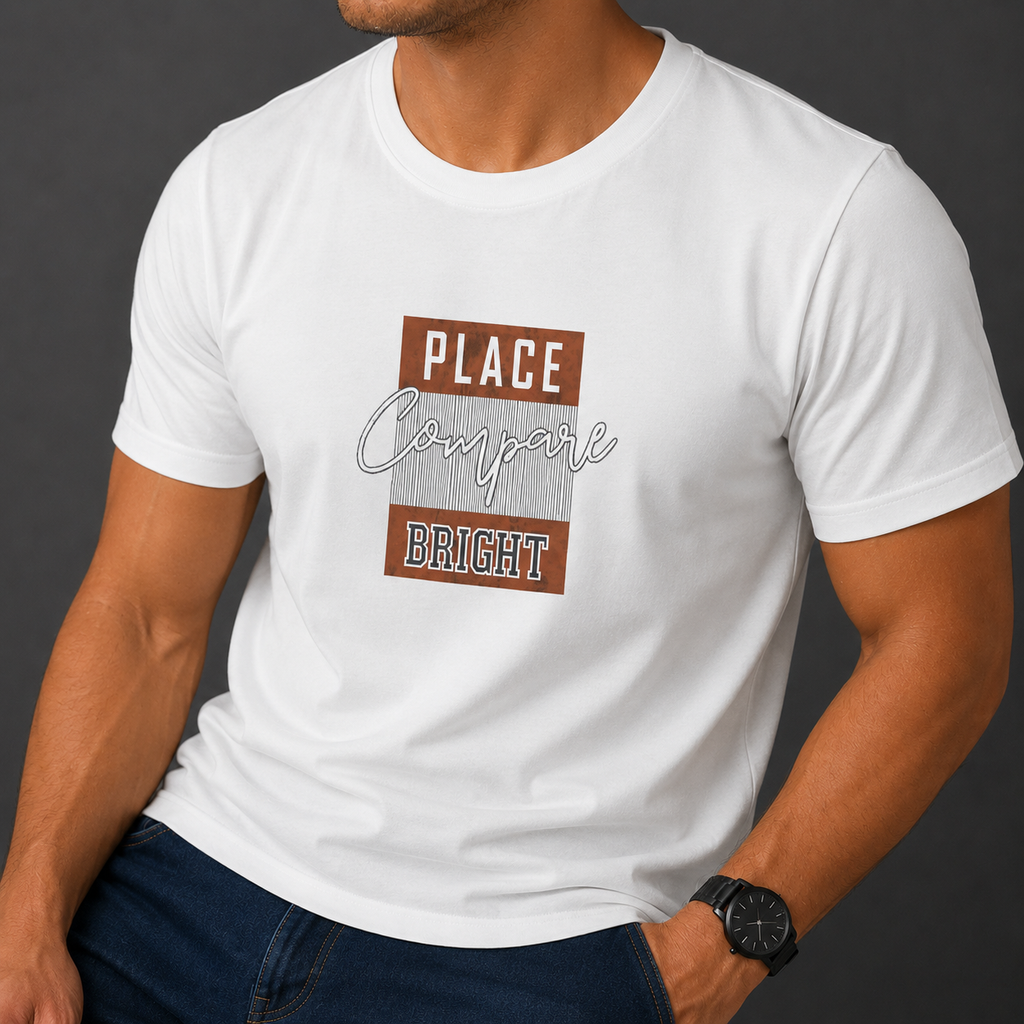 White Slim Winner Men'S T Shirt - 73217