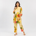 Winner Yellow Ladies Cord Set - 80192