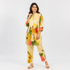 Winner Yellow Ladies Cord Set - 80192