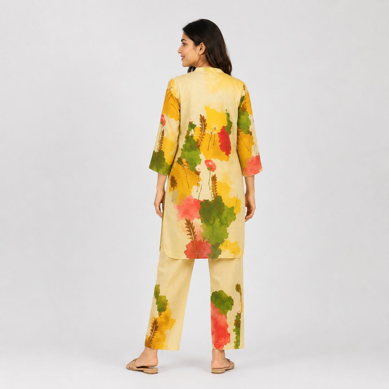 Winner Yellow Ladies Cord Set - 80192