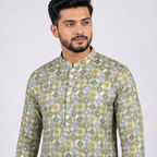 Winner Mens Yellow Panjabi - 73914