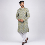 Winner Mens Yellow Panjabi - 73914
