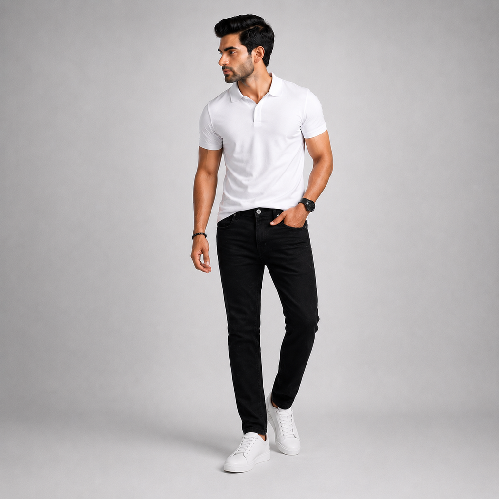 Winner Men's Z BLACK Denim Pant - 73529
