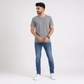 Winner Men's Ash Regular T Shirt - 73435