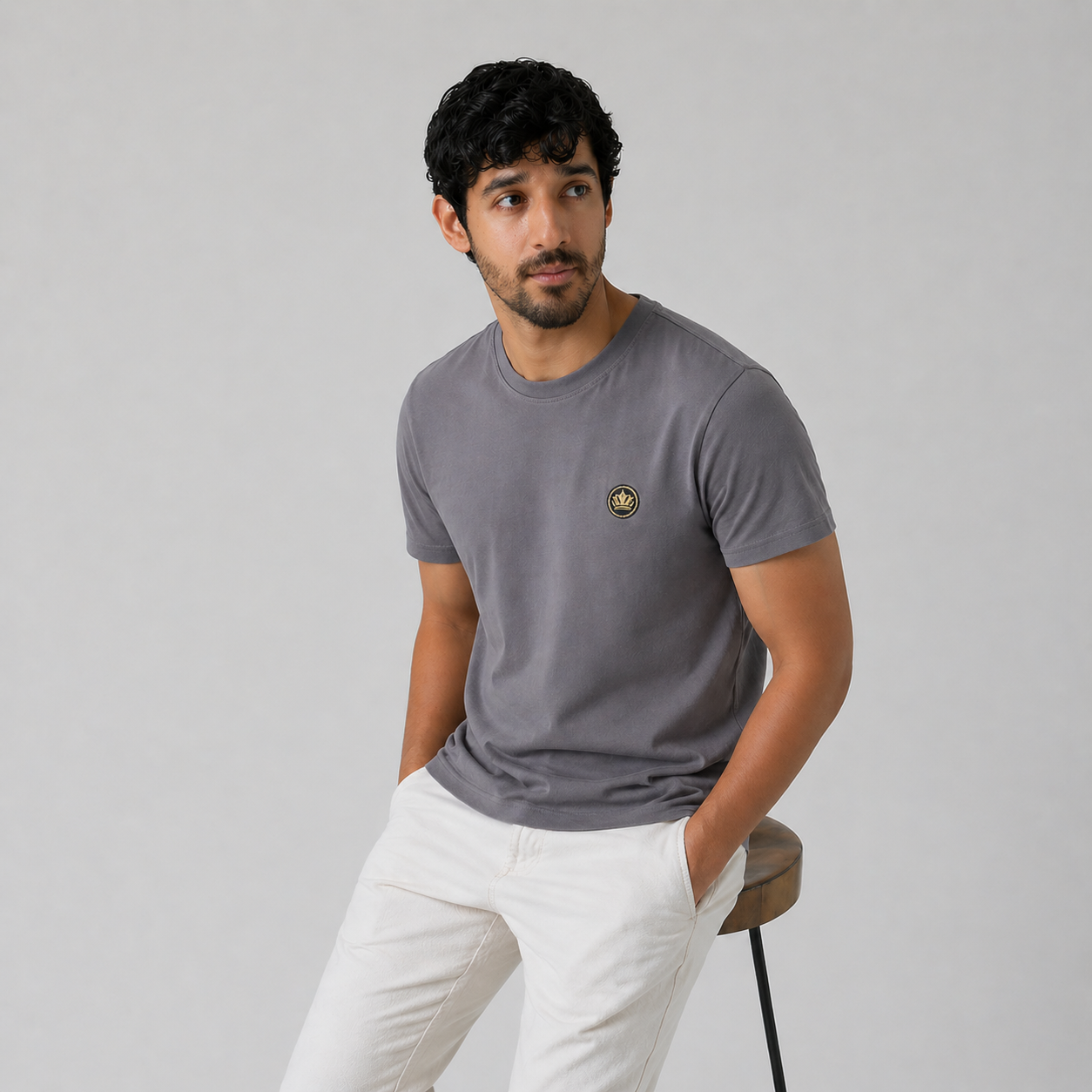 Winner Mens Ash T Shirt - 80087