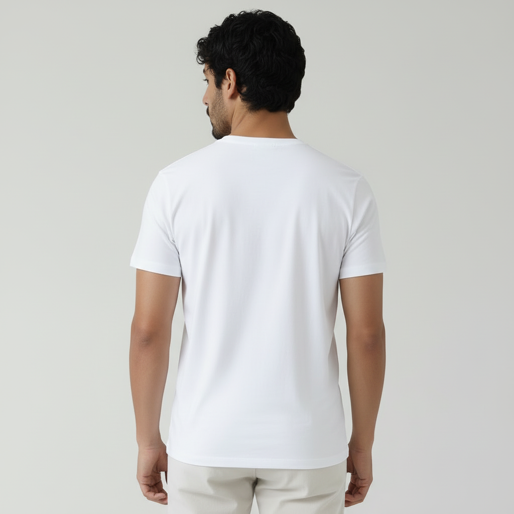 Winner Men's White  T-Shirt-43925